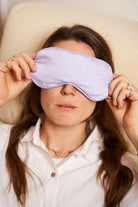 Eye Mask - RAHA Striped - Purple - collab zürich