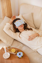 Eye Pillow - RAHA Hearts - Light Blue - collab zürich