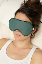 Eye Mask - RAHA - Lines - Green - collab zürich