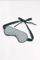 Eye Mask - RAHA - Stripes - Green - collab zürich