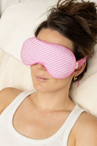 Eye Mask - RAHA - Stripes - Pink - collab zürich