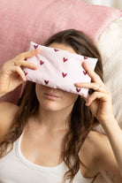 Eye Pillow - RAHA Hearts - Rose - collab zürich