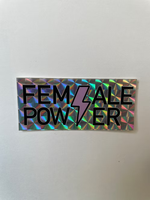 Glitter Sticker - Feminism - collab zürich