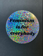 Glitter Sticker - Feminism - collab zürich
