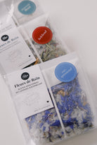 fleurs de bain - bath tea bag - flowers and herbs - collab zürich