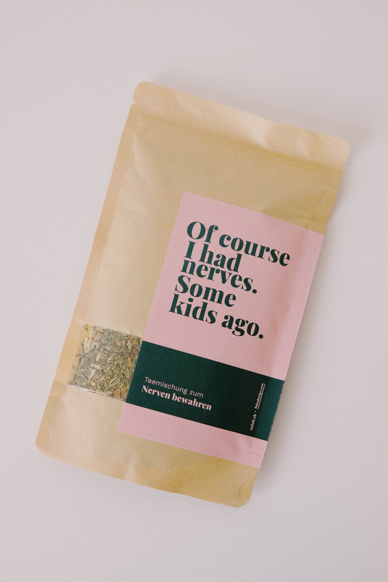 tea blend - of course i had nerves. some kids ago. - collab zürich