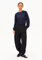 Fine Knit Sweater - Tinted Navy - collab zürich
