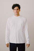 longsleeve - flower - white - collab zürich