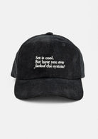 corduroy cap - f the system - collab zürich