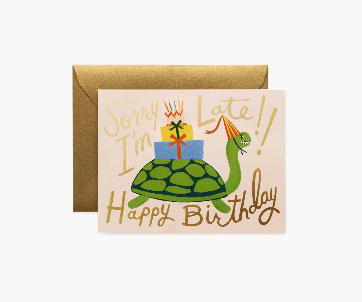 Card - Late Turtle Birthday - collab zürich