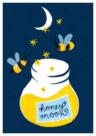 Postcard - Honey Moon - collab zürich