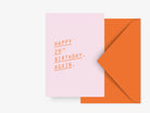 card - happy 29th birthday. again. - collab zürich