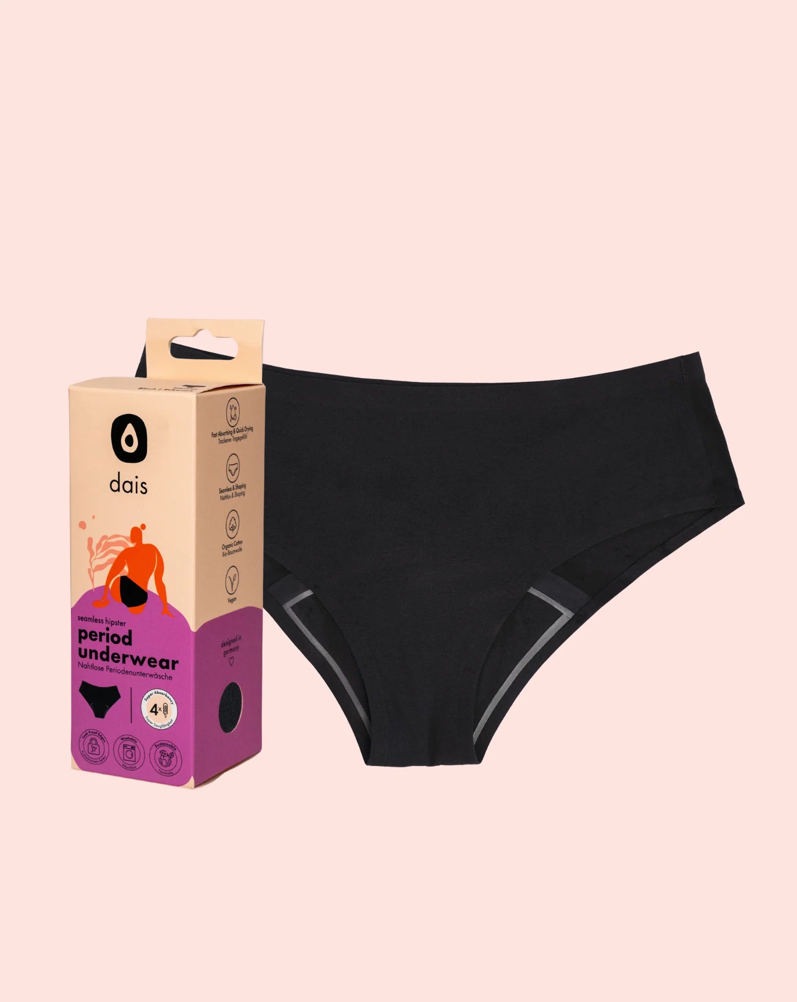 Period Underwear - Hipster Cotton - collab zürich