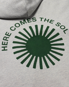 hoodie - retro sol valeria - grey - collab zürich