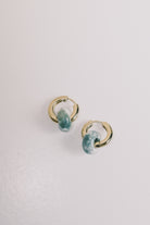 Hoop Earrings - Tessa - Stone Donut - collab zürich