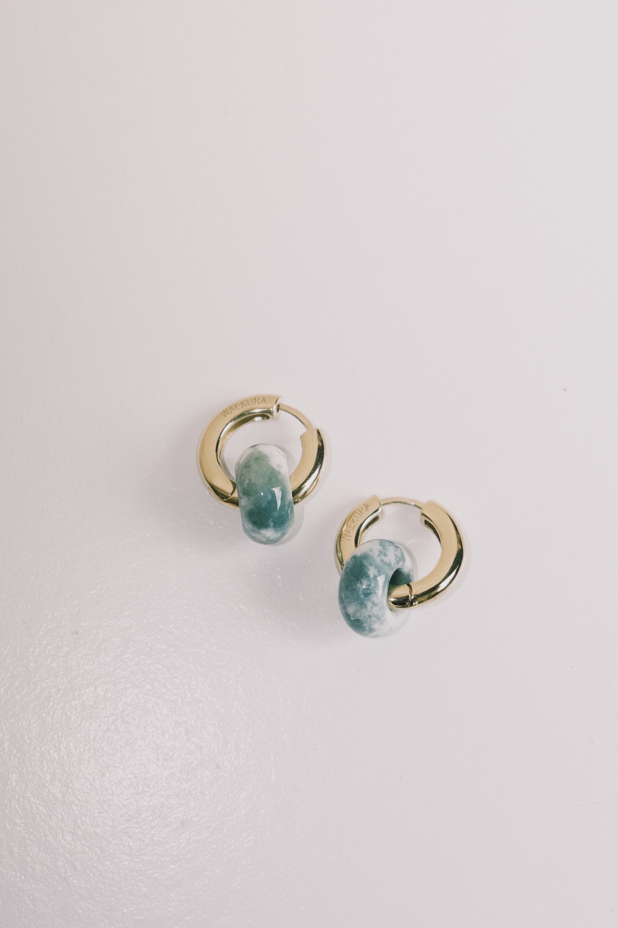 Hoop Earrings - Tessa - Stone Donut - collab zürich