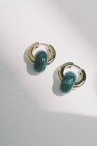 Hoop Earrings - Tessa - Stone Donut - collab zürich