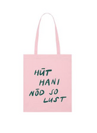 Tote Bag - HÜT HANI NÖD SO LUST - Bold - collab zürich
