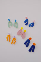 earrings - colorful shapes - collab zürich