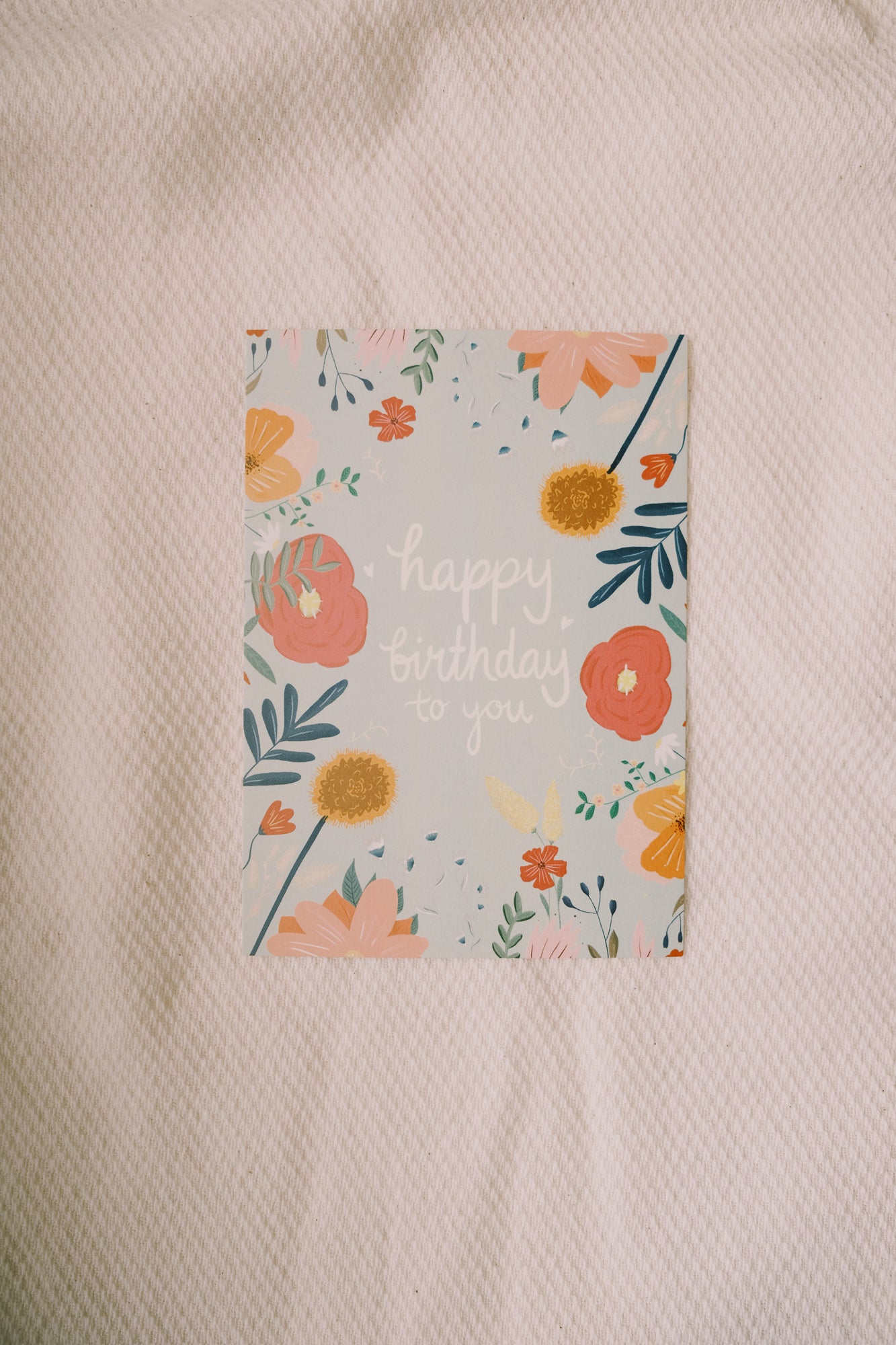 postcard - happy birthday to you - collab zürich