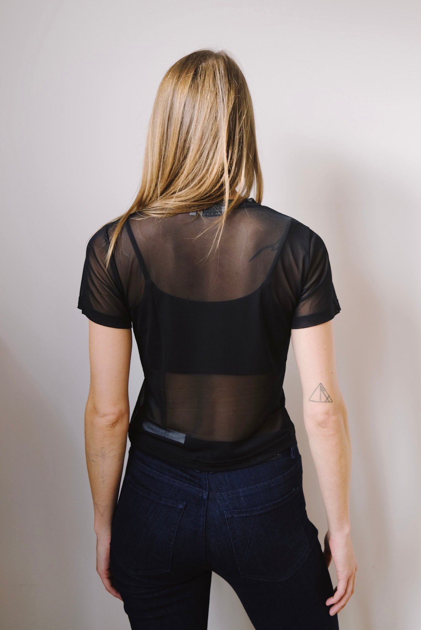 Mesh T-Shirt - Evie - Black - collab zürich