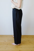 Linen Pants - Beveren - Black - collab zürich