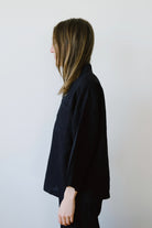 linen shirt - mons - black - collab zürich