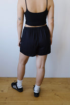 Tencel Shorts - Lov - Black - collab zürich