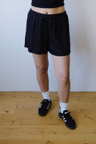 Tencel Shorts - Lov - Black - collab zürich