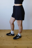 Tencel Shorts - Lov - Black - collab zürich