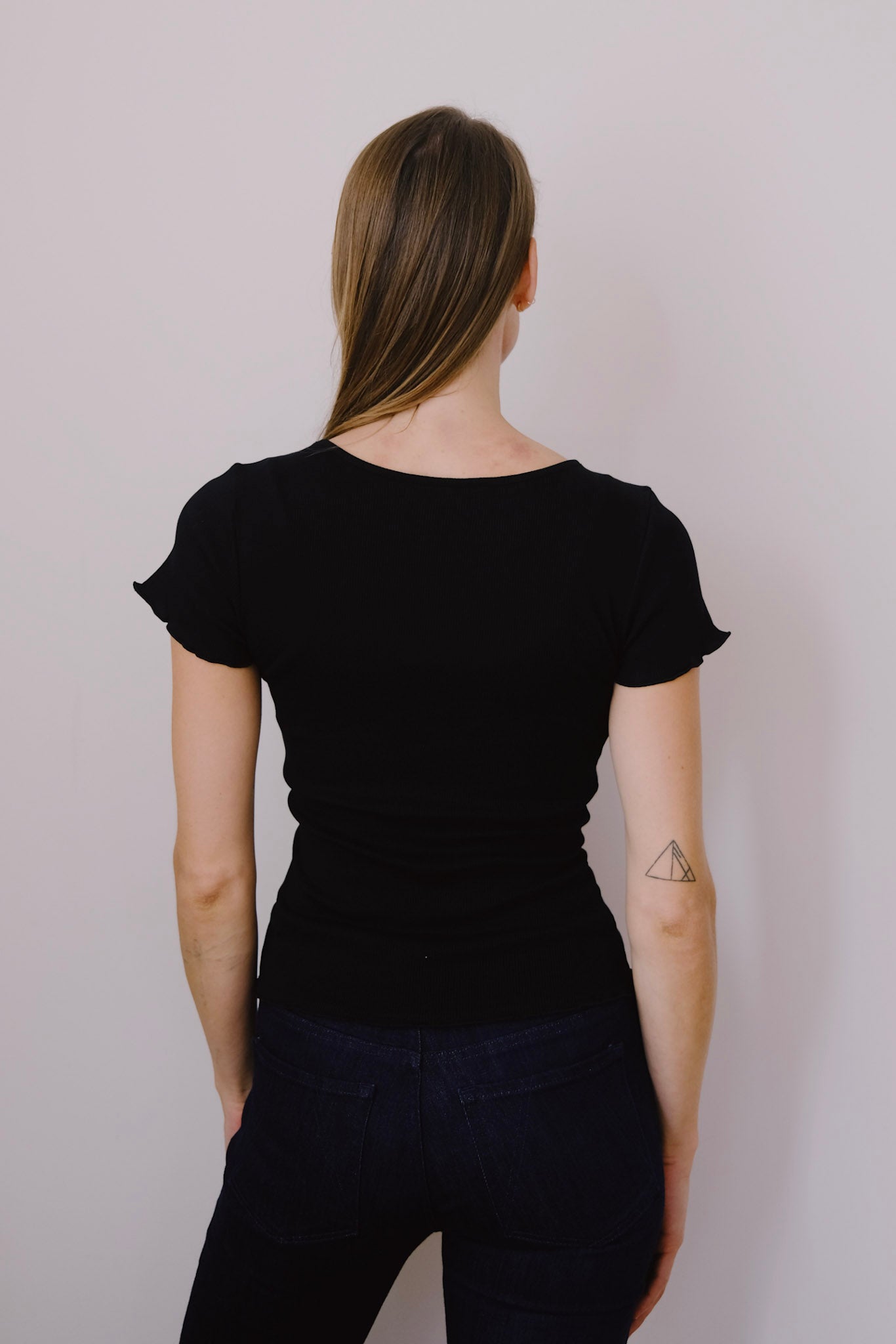 minirib t-shirt - ren - black - collab zürich