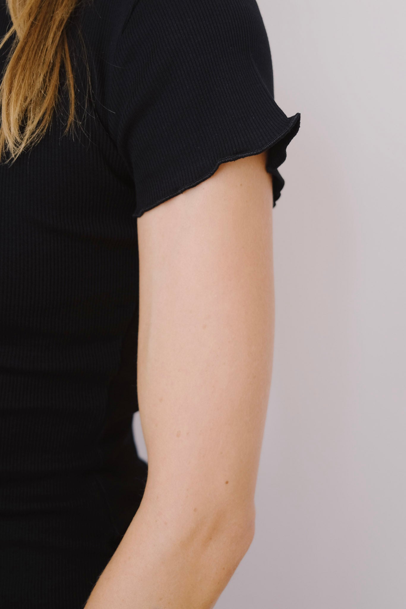 minirib t-shirt - ren - black - collab zürich