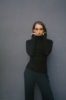Turtleneck - Mio - Black - collab zürich