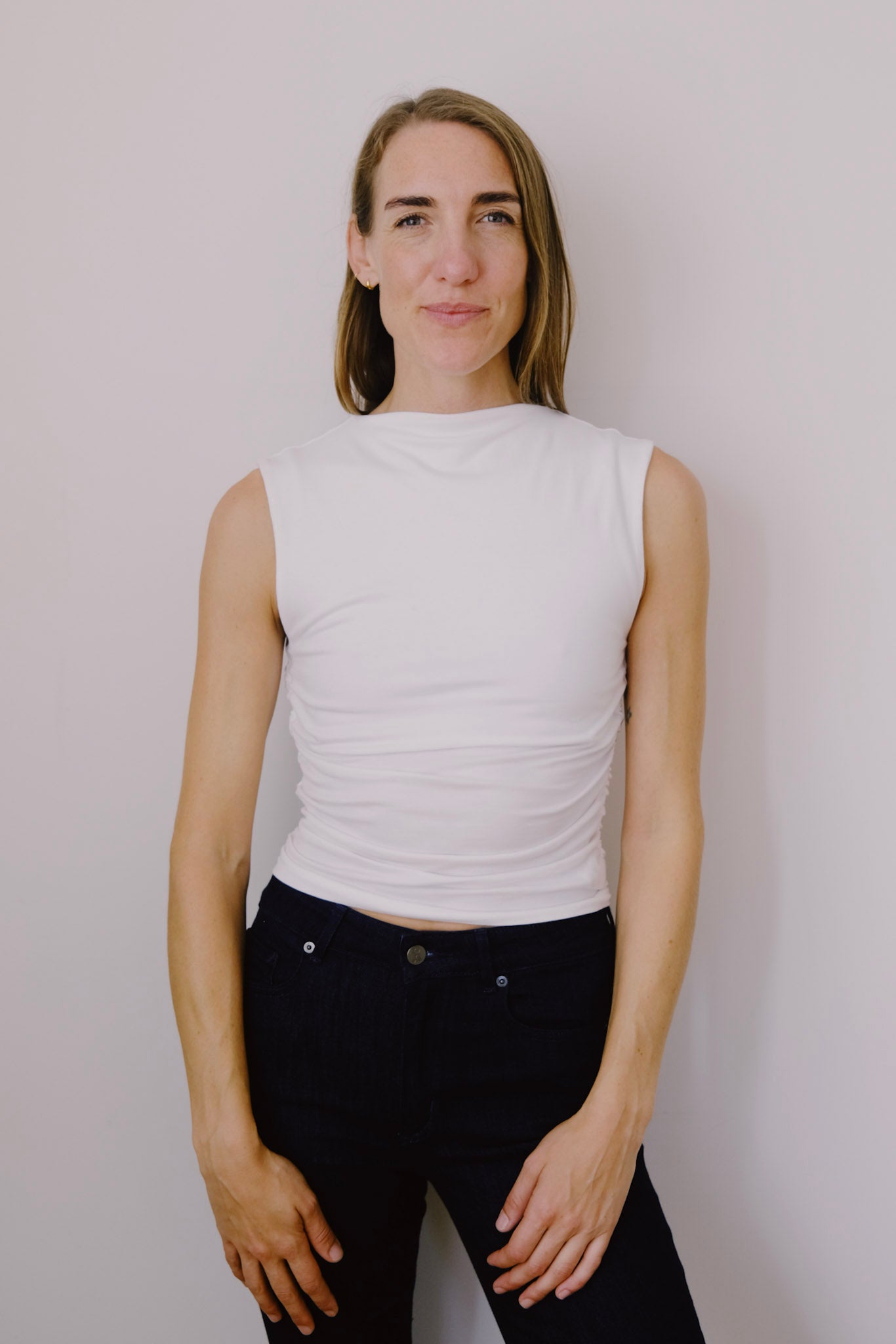 Ruffle Top - Rafo - White - collab zürich