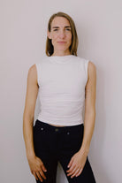 Ruffle Top - Rafo - White - collab zürich