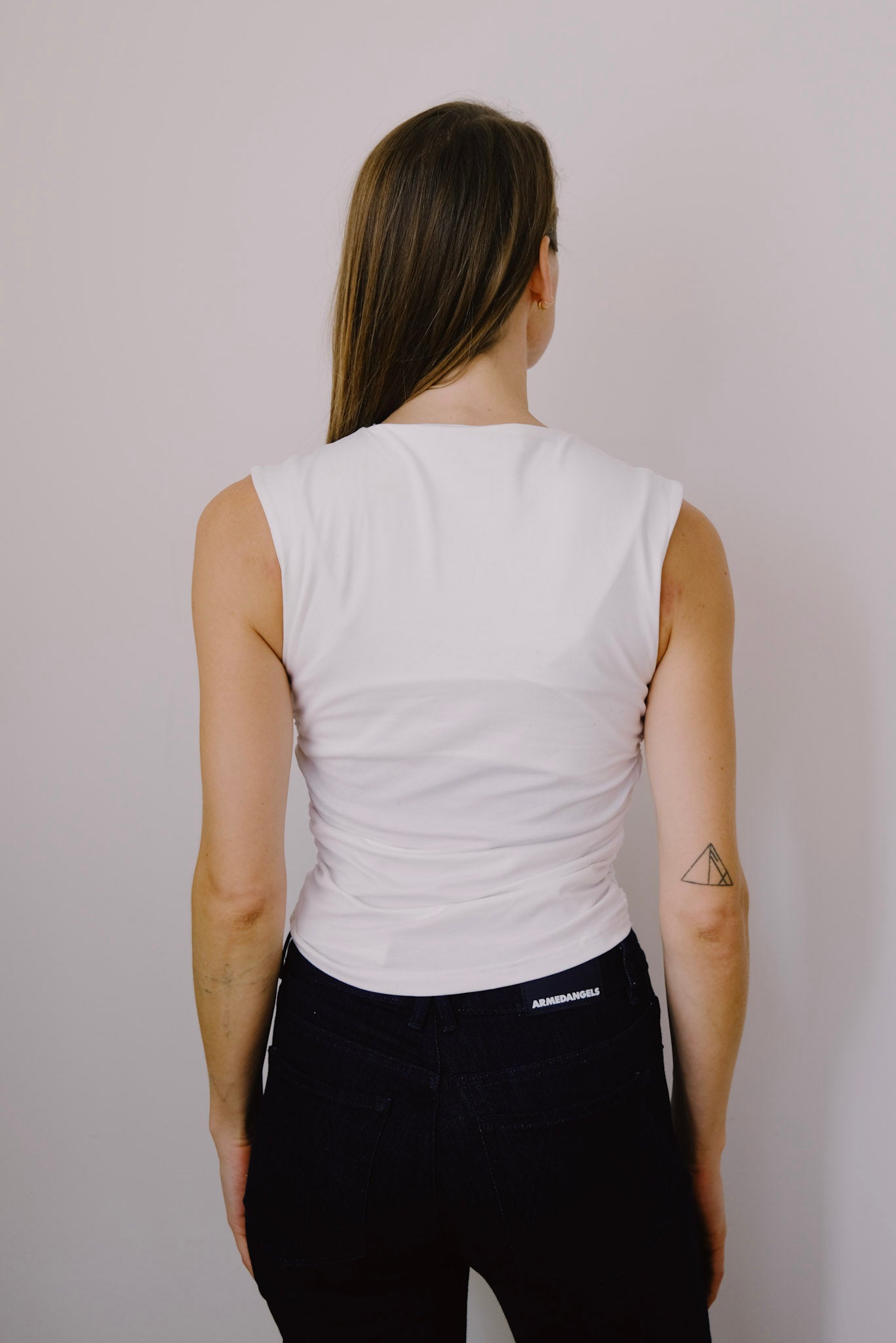 Ruffle Top - Rafo - White - collab zürich