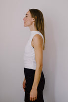 Ruffle Top - Rafo - White - collab zürich