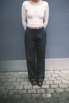 flanell pants - emil - anthracite - collab zürich