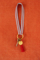 Keychain Band Mini - ZAHRA - Blush & Blue - collab zürich