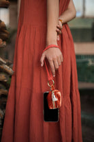 Keychain Band Mini - ZAHRA - Coral - collab zürich