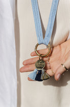Keychain Band - ZAHRA - Aquamarine - collab zürich