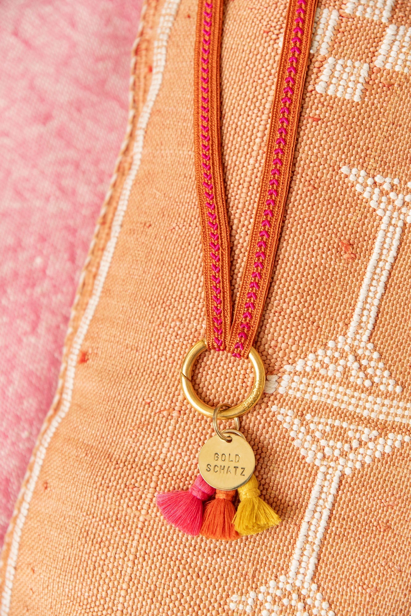 keychain band - ZAHRA - pumpkin love - collab zürich
