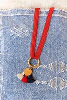 Tassel Trio - SHOUSHA - Red, Marine, Ecru - collab zürich