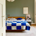 Wool Blanket - no2 - Blue Checks - collab zürich
