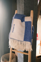 Wool Blanket - no2 - Blue Checks - collab zürich