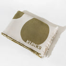 Cotton Blanket - no14 - Olive Shapes - collab zürich