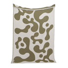Cotton Blanket - no14 - Olive Shapes - collab zürich