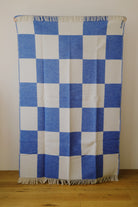 Wool Blanket - no2 - Blue Checks - collab zürich