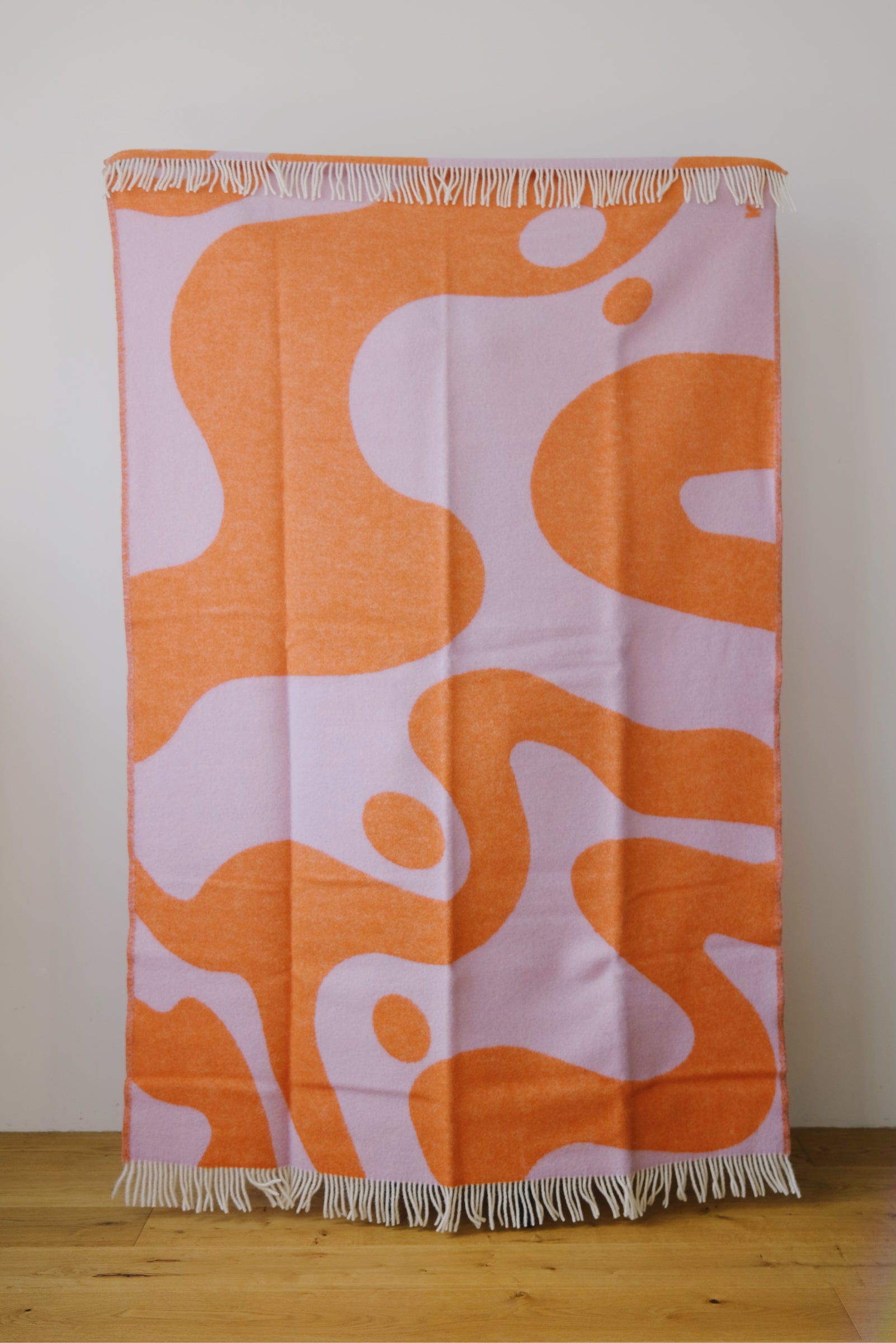 Wool Blanket - no8 - Orange Purple - collab zürich