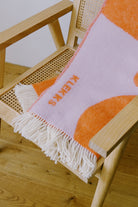 Wool Blanket - no8 - Orange Purple - collab zürich